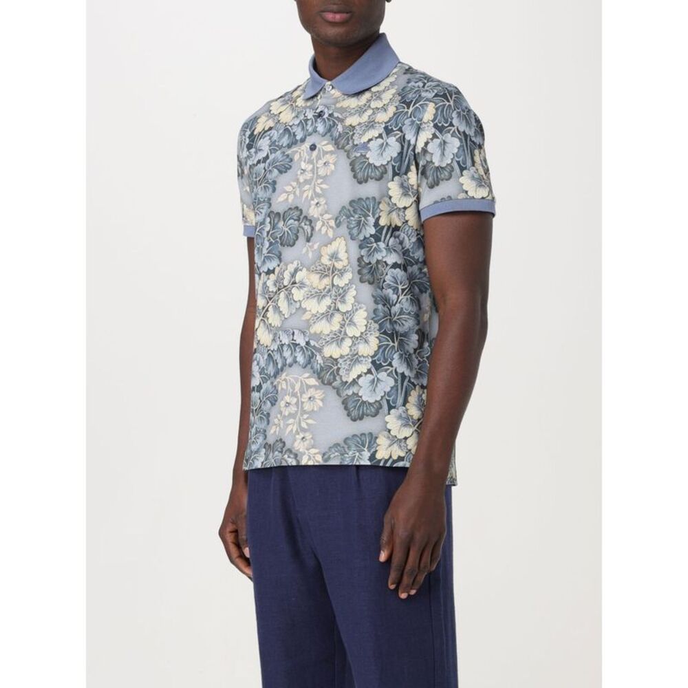 Etro Polo Shirt Men White - Picture 4 of 5